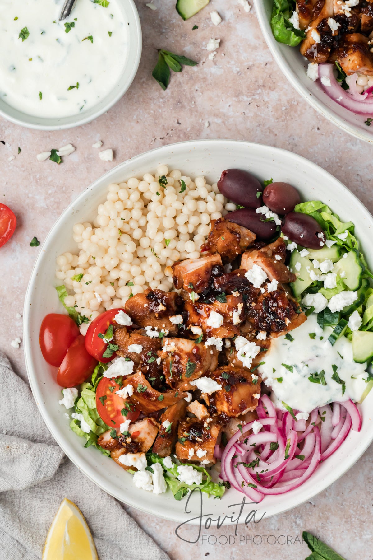 Honey Harissa Chicken Bowls