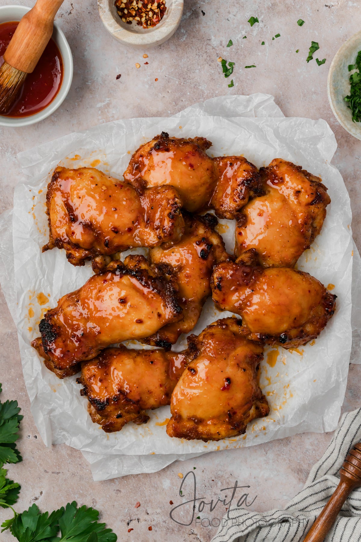 Hot Honey Chicken Thighs