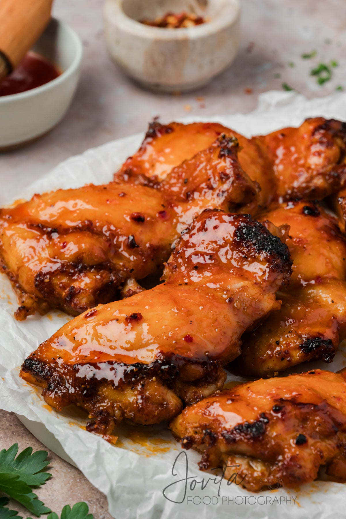 Hot Honey Chicken Thighs