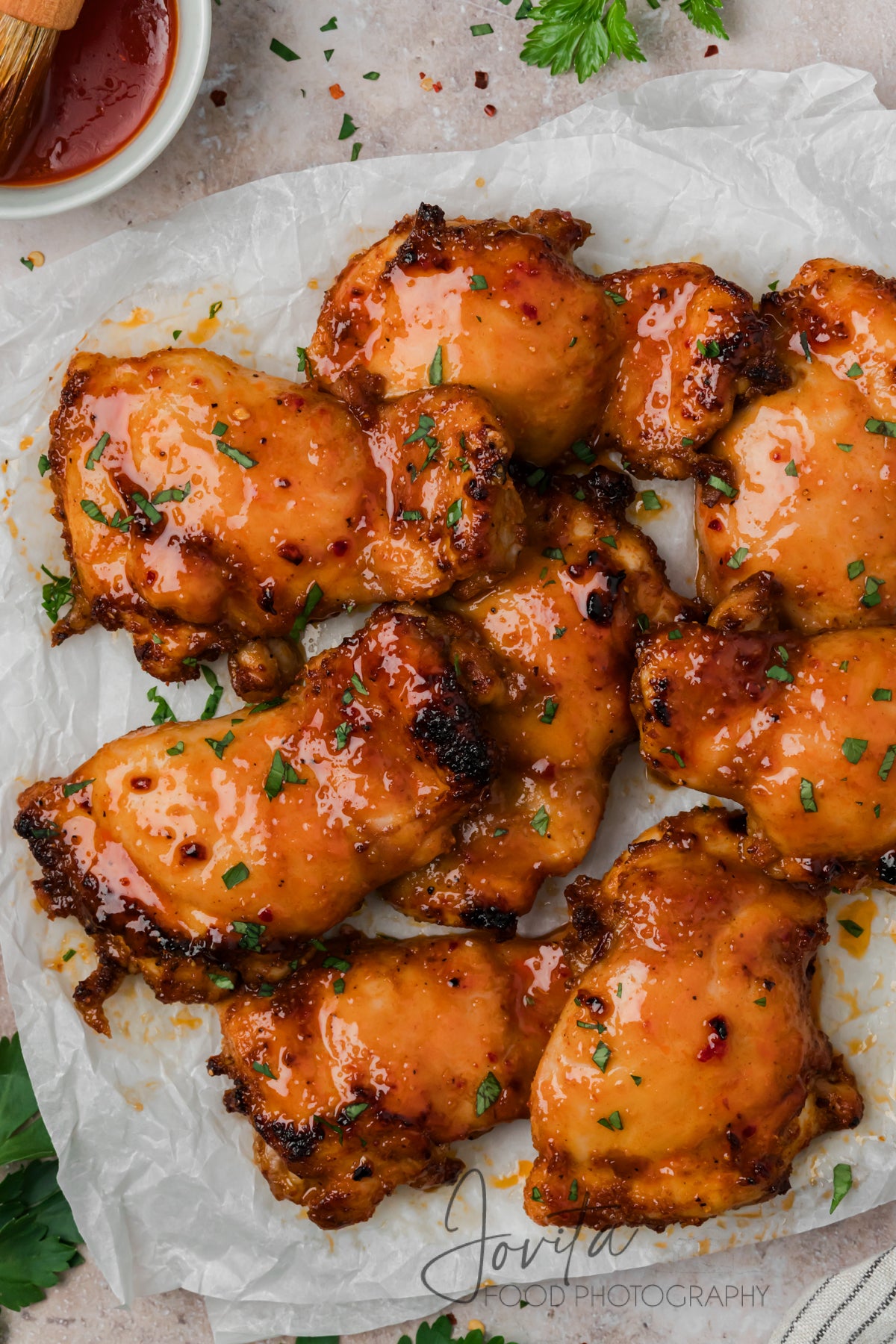 Hot Honey Chicken Thighs
