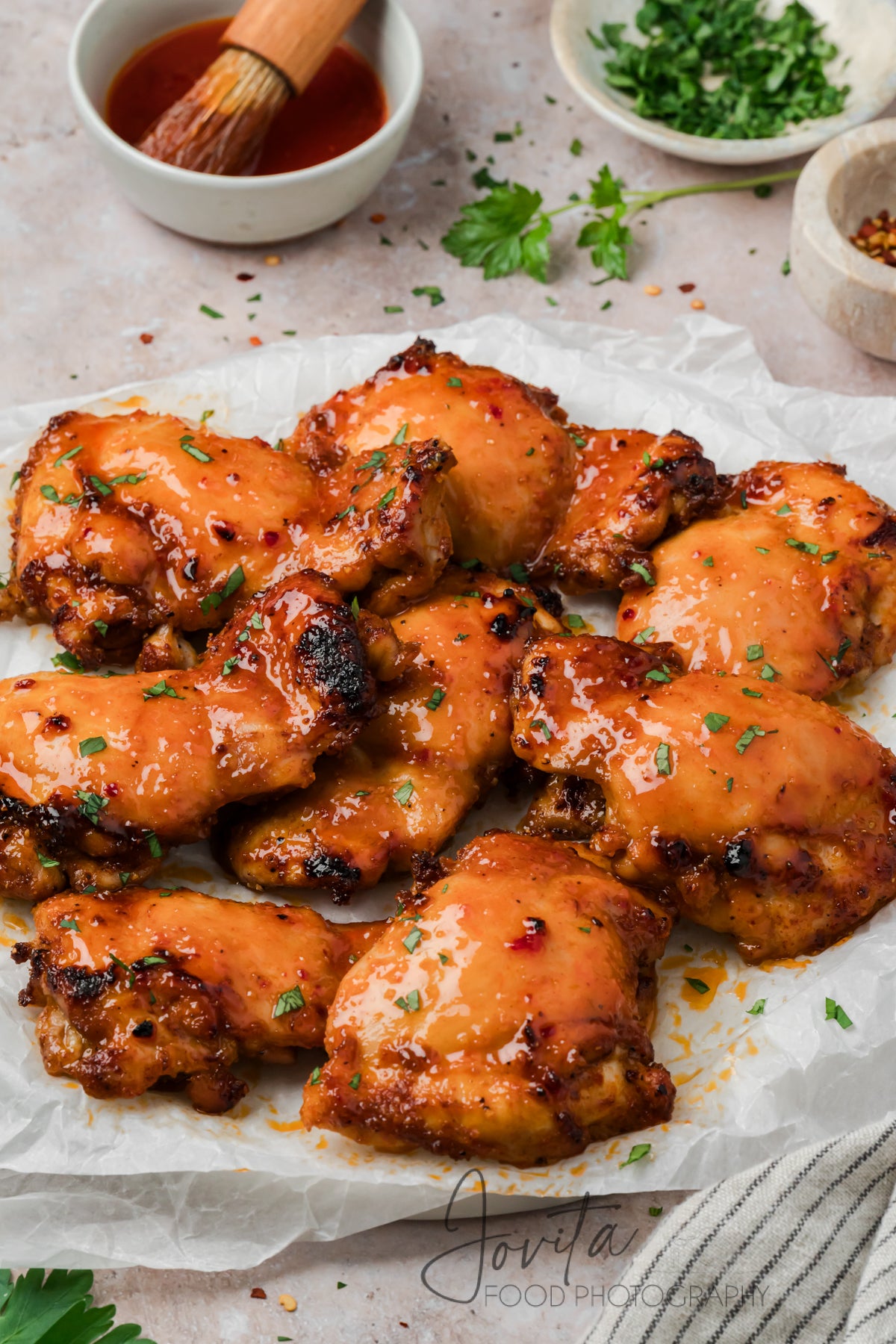 Hot Honey Chicken Thighs