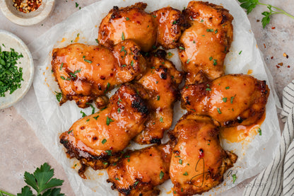 Hot Honey Chicken Thighs