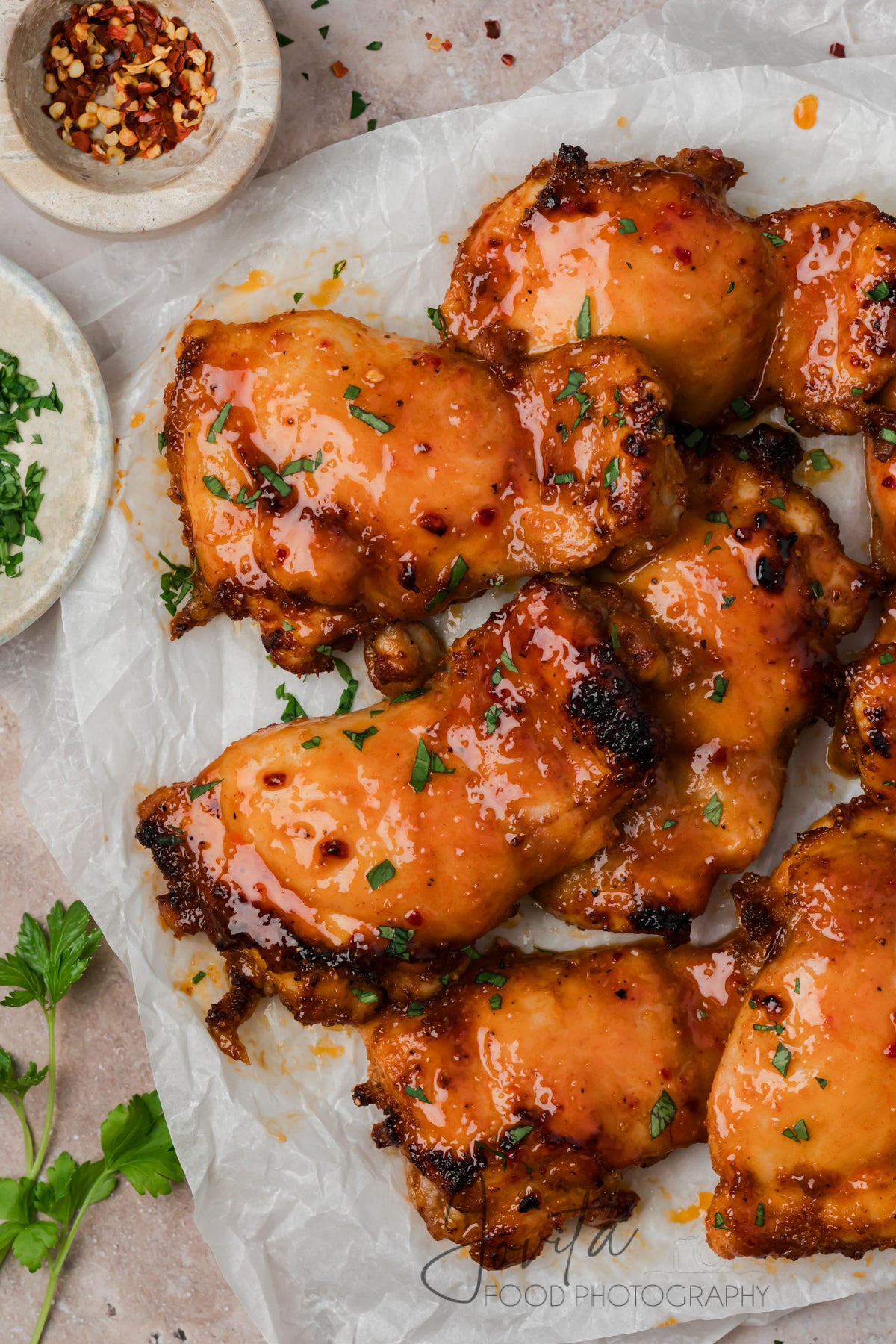 Hot Honey Chicken Thighs