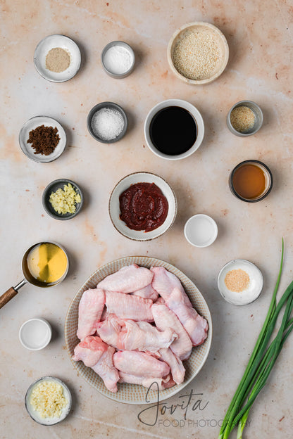 Sticky Korean Chicken Wings