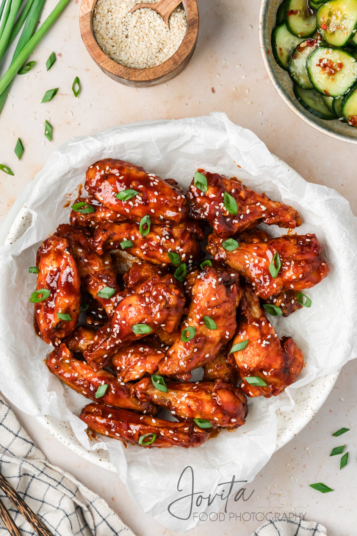 Sticky Korean Chicken Wings