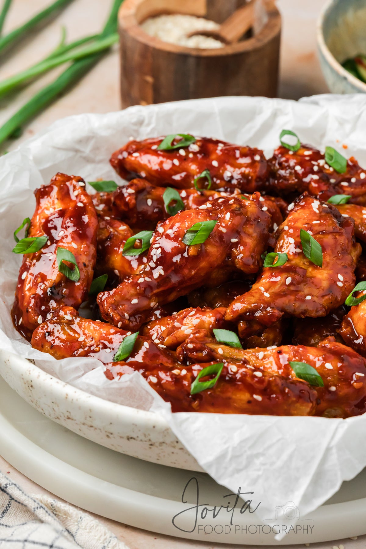 Sticky Korean Chicken Wings