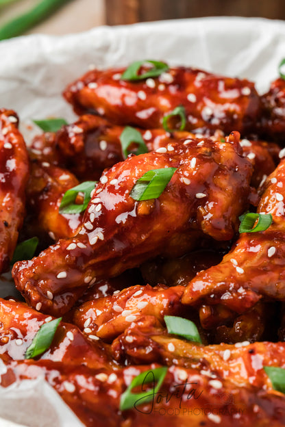 Sticky Korean Chicken Wings