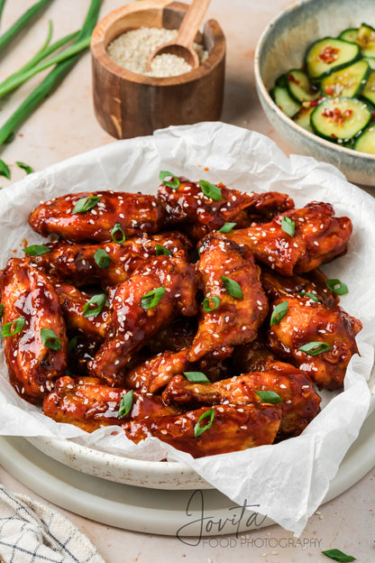 Sticky Korean Chicken Wings