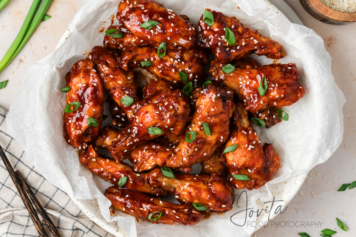 Sticky Korean Chicken Wings