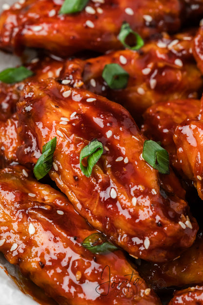 Sticky Korean Chicken Wings