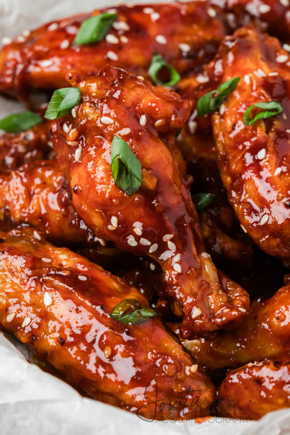 Sticky Korean Chicken Wings