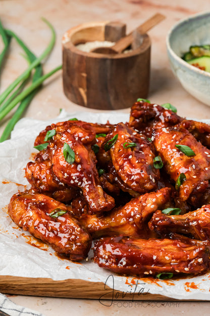 Sticky Korean Chicken Wings