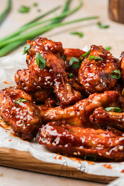 Sticky Korean Chicken Wings