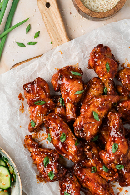 Sticky Korean Chicken Wings