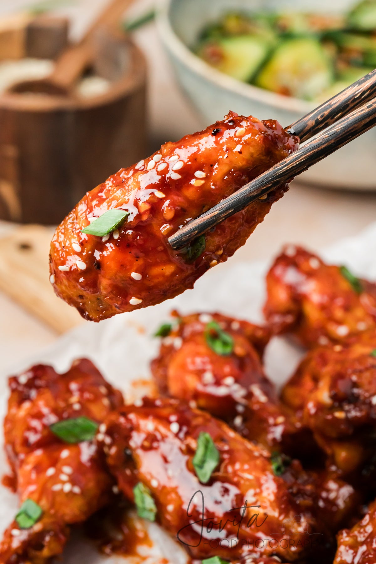 Sticky Korean Chicken Wings