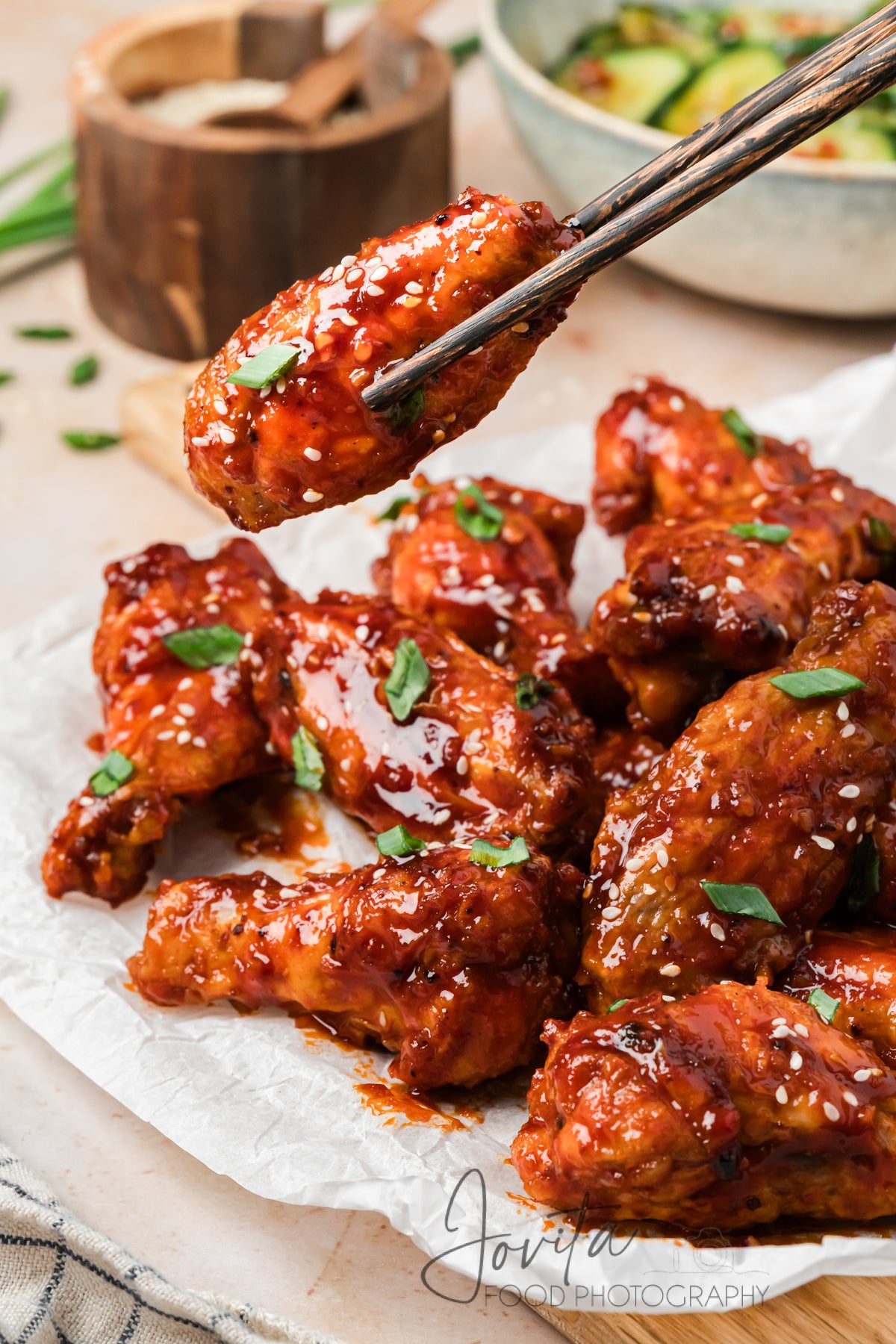 Sticky Korean Chicken Wings