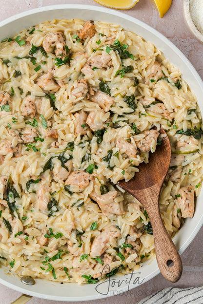 One-Pan Lemon Chicken and Orzo