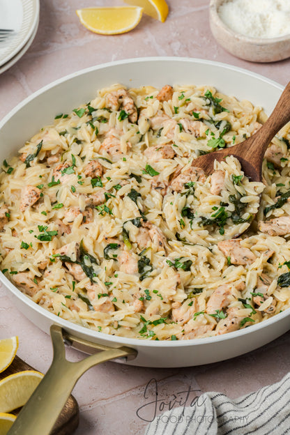 One-Pan Lemon Chicken and Orzo