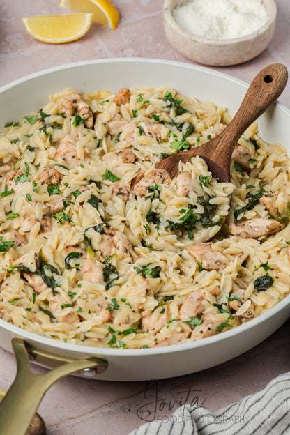 One-Pan Lemon Chicken and Orzo
