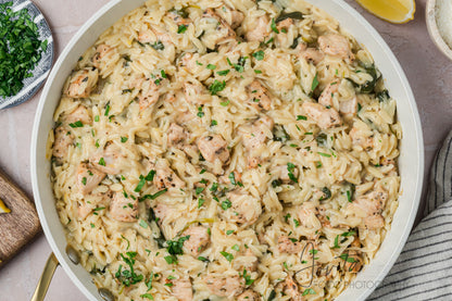 One-Pan Lemon Chicken and Orzo