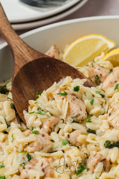 One-Pan Lemon Chicken and Orzo