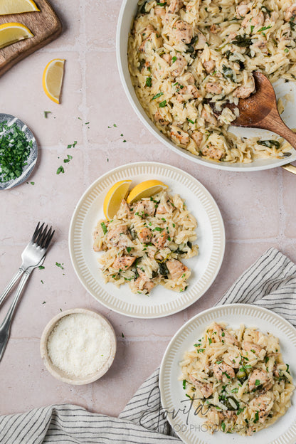 One-Pan Lemon Chicken and Orzo