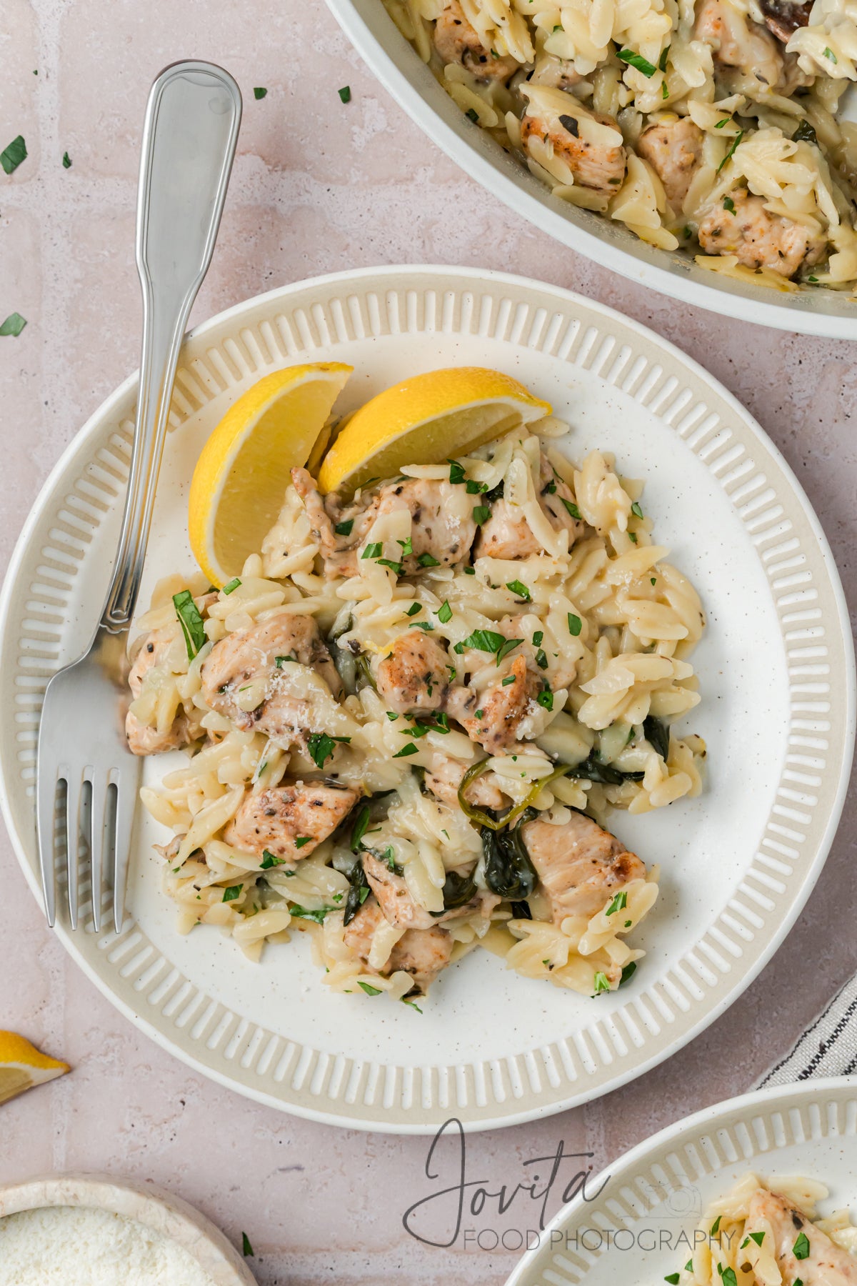 One-Pan Lemon Chicken and Orzo