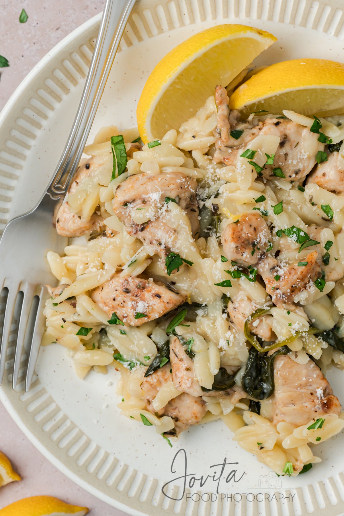 One-Pan Lemon Chicken and Orzo