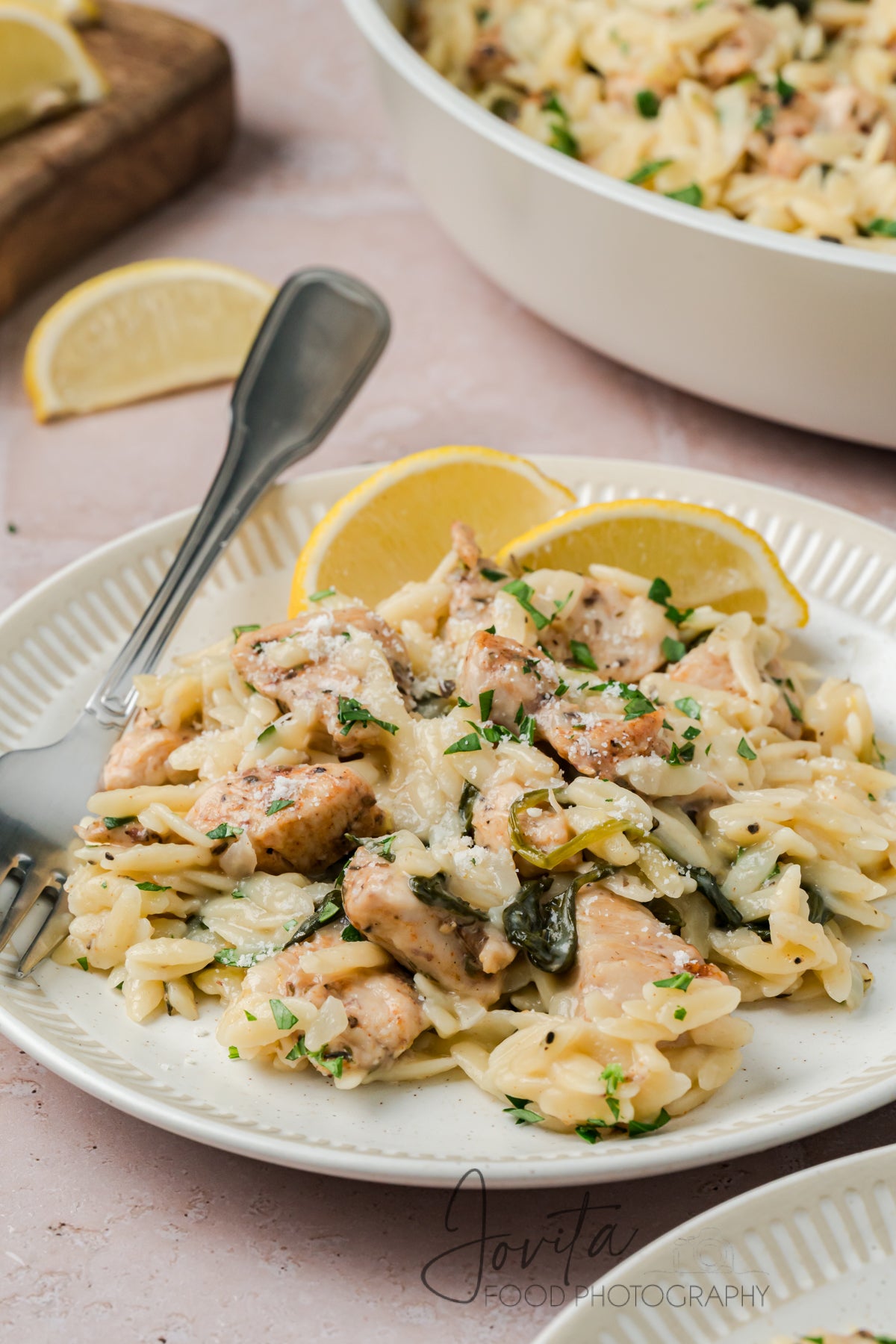 One-Pan Lemon Chicken and Orzo