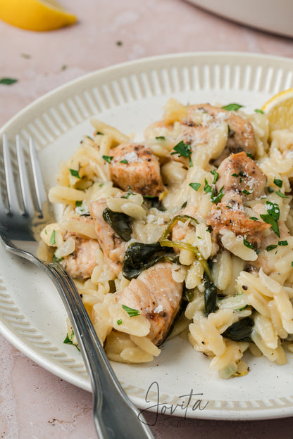 One-Pan Lemon Chicken and Orzo