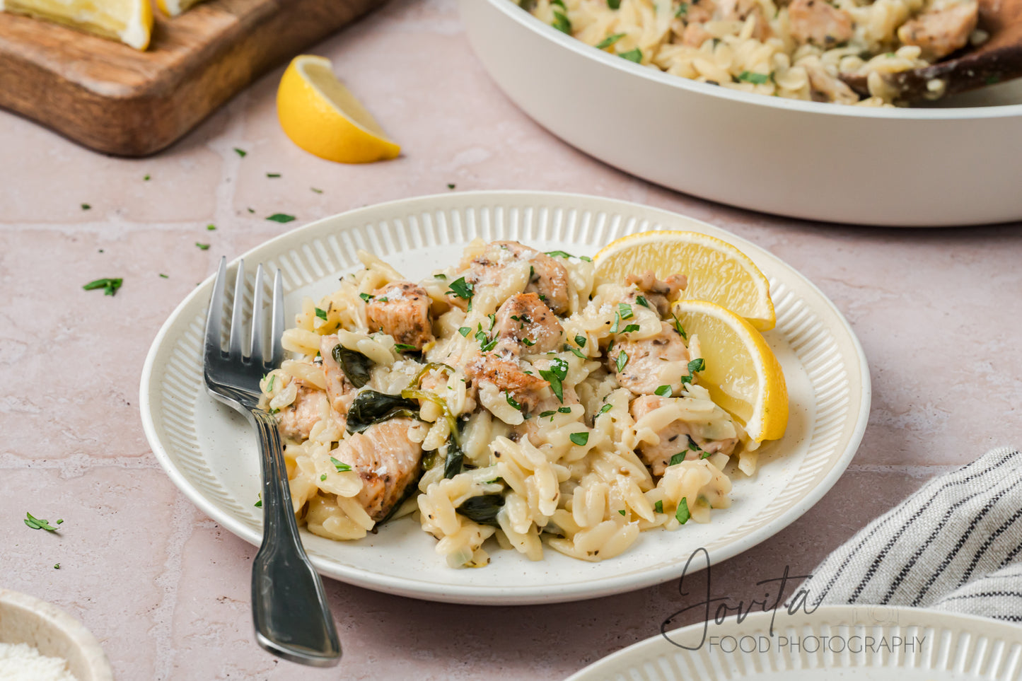 One-Pan Lemon Chicken and Orzo
