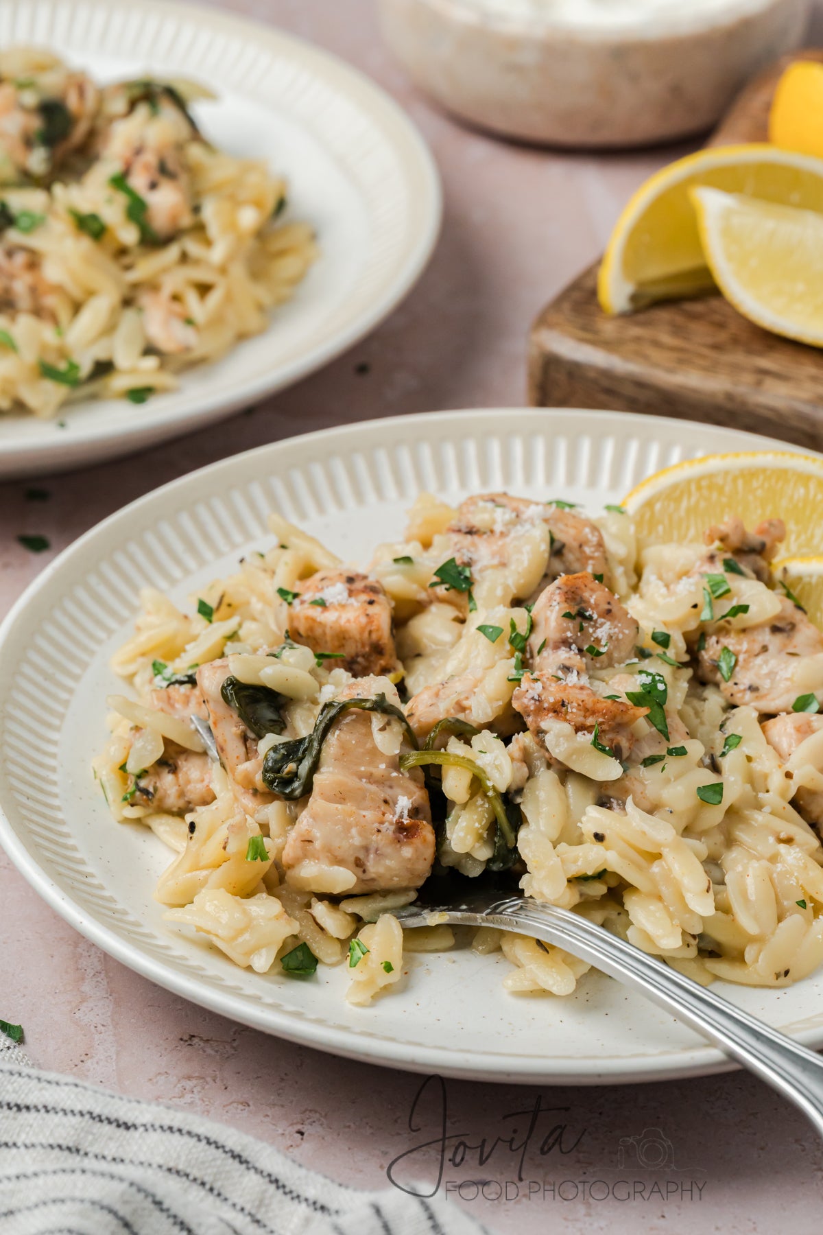 One-Pan Lemon Chicken and Orzo