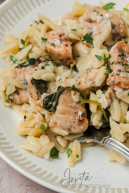 One-Pan Lemon Chicken and Orzo