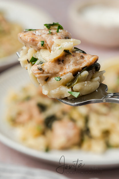 One-Pan Lemon Chicken and Orzo