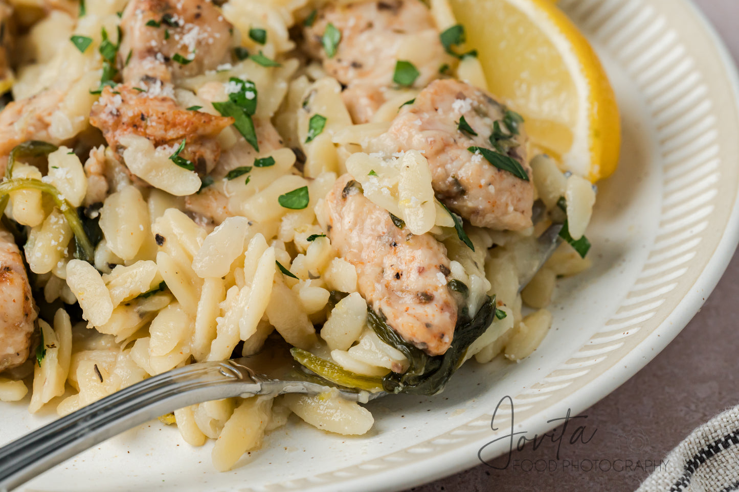 One-Pan Lemon Chicken and Orzo