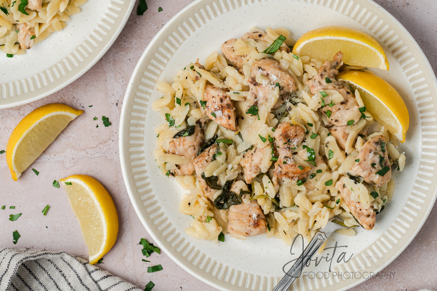 One-Pan Lemon Chicken and Orzo