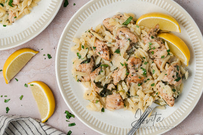 One-Pan Lemon Chicken and Orzo