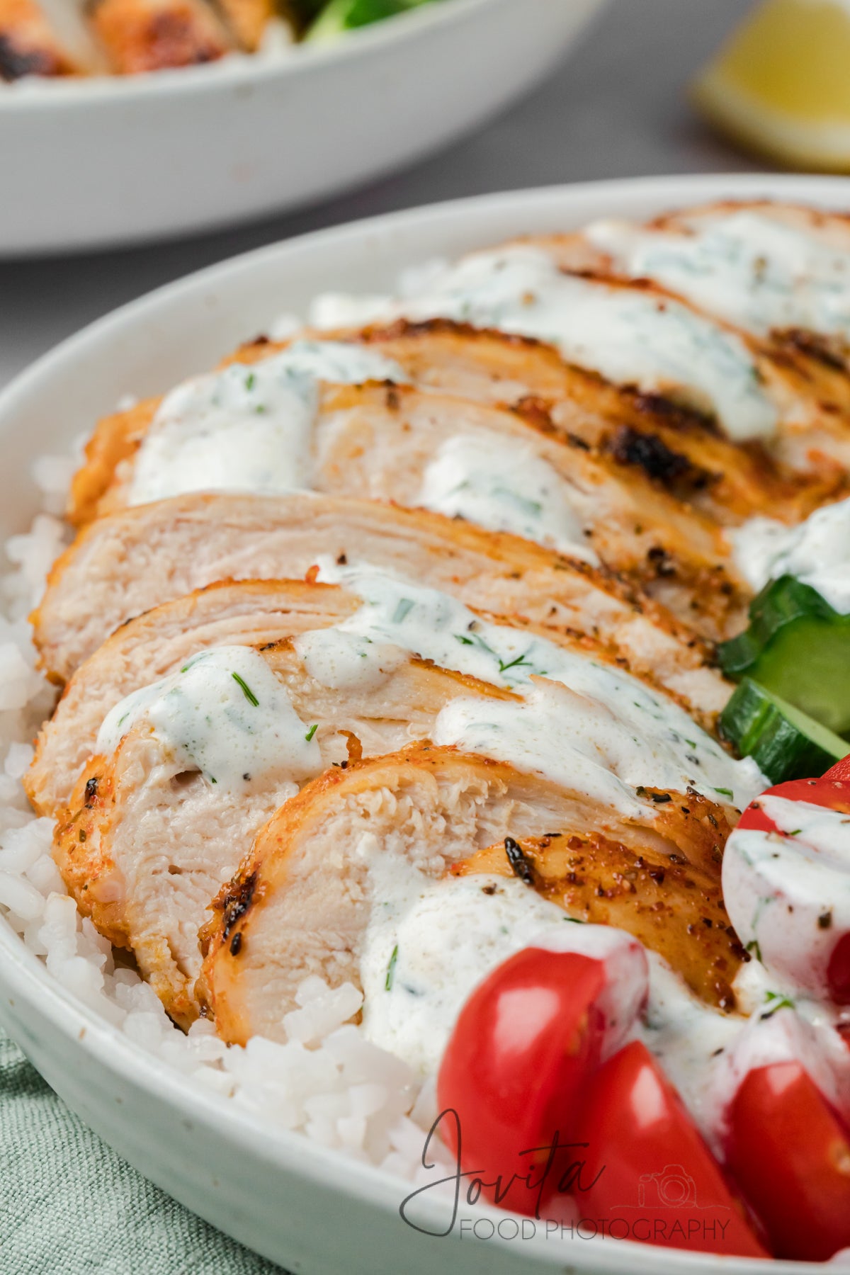 Lemon Herb Chicken and Rice Bowls