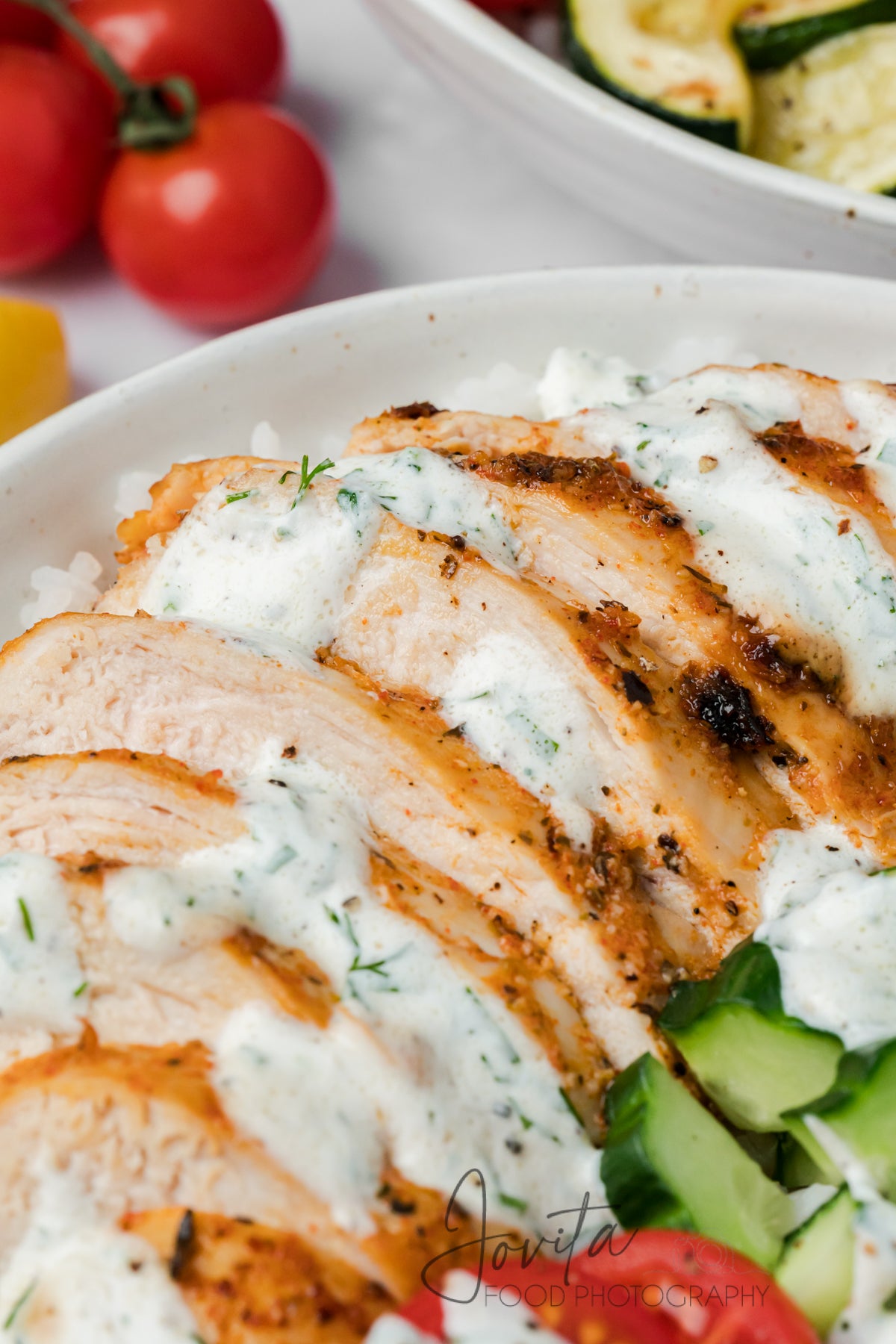 Lemon Herb Chicken and Rice Bowls