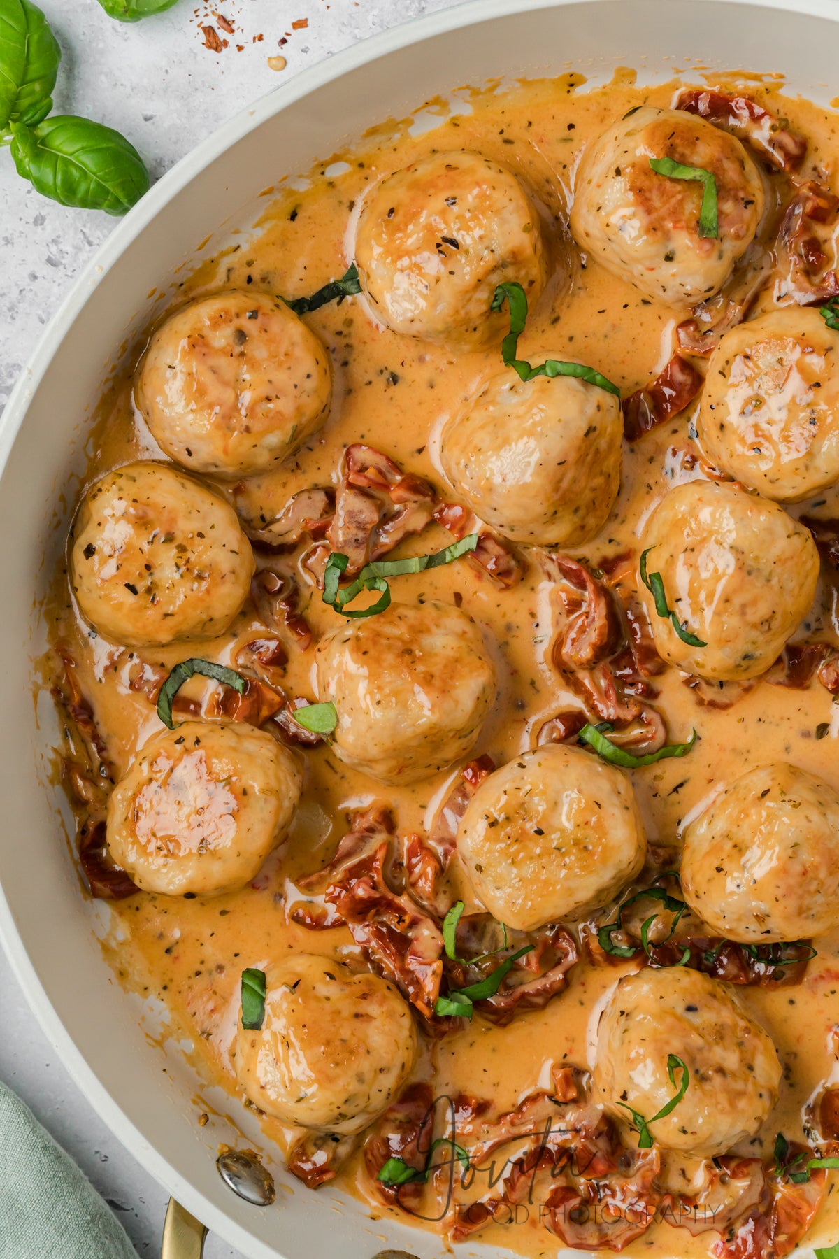 One-Pan Marry Me Chicken Meatballs