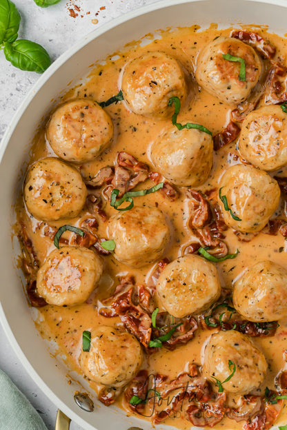 One-Pan Marry Me Chicken Meatballs
