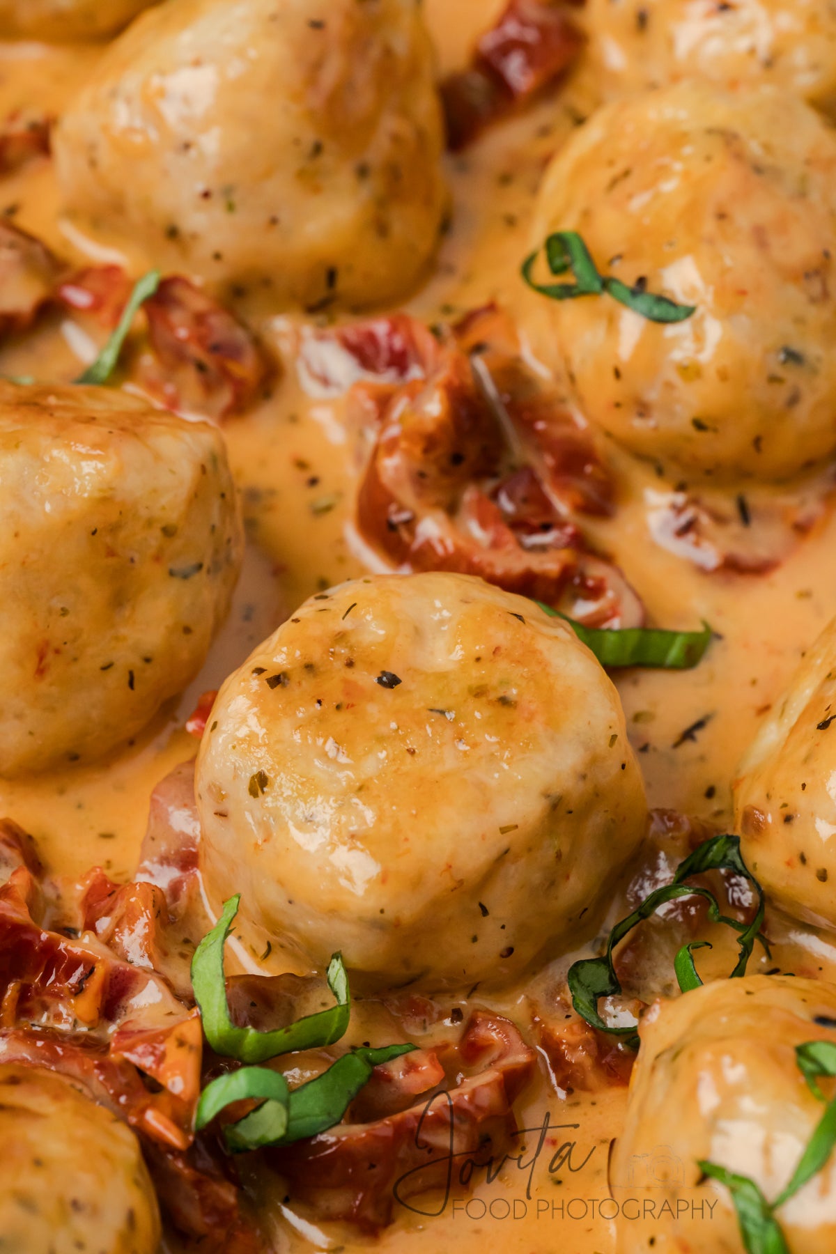 One-Pan Marry Me Chicken Meatballs