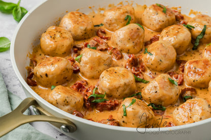 One-Pan Marry Me Chicken Meatballs