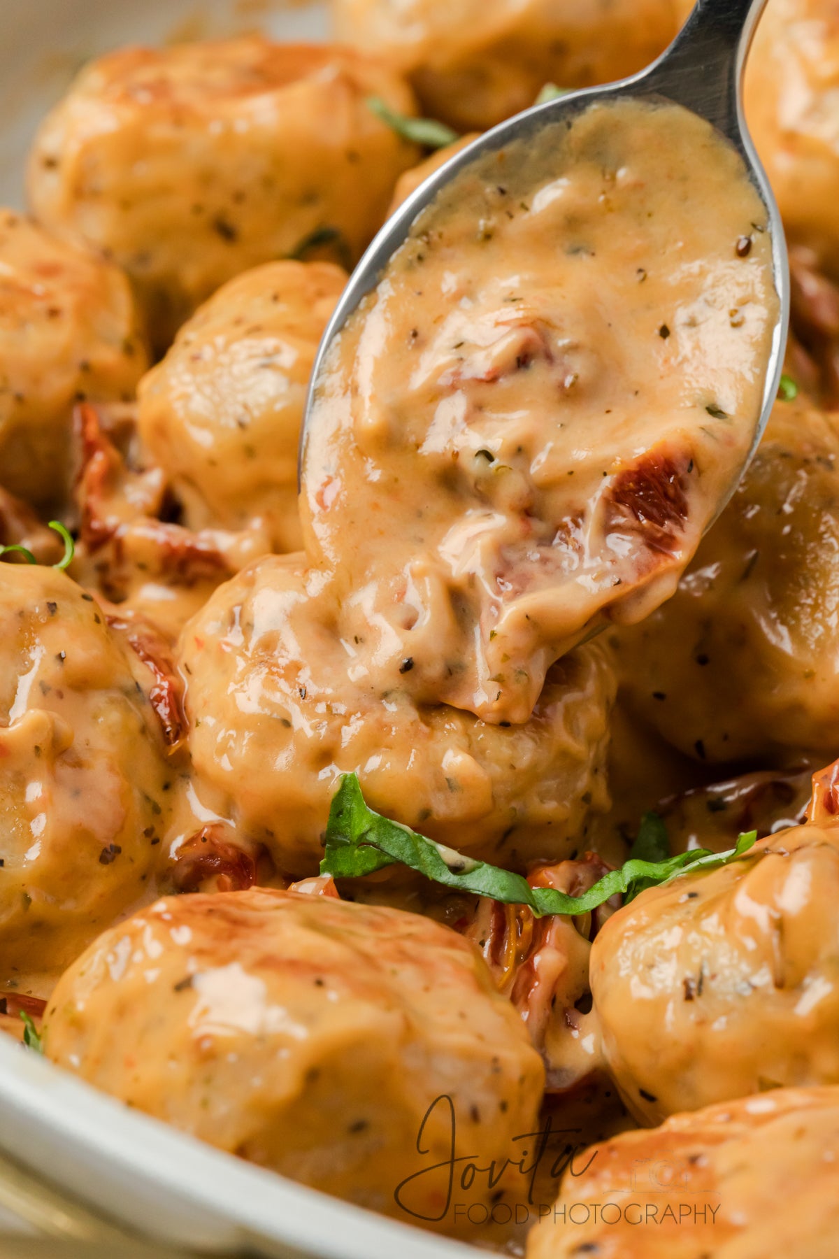 One-Pan Marry Me Chicken Meatballs