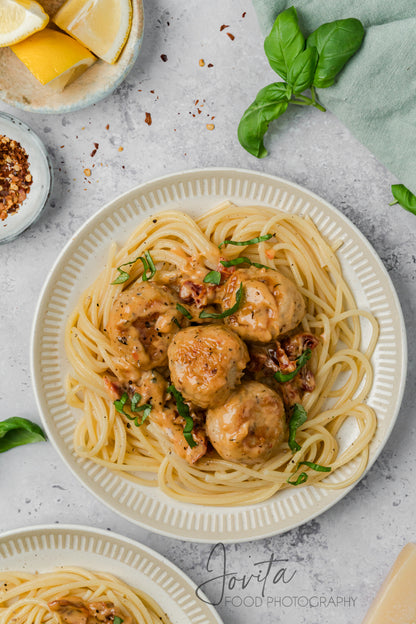 One-Pan Marry Me Chicken Meatballs