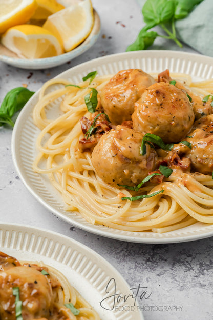 One-Pan Marry Me Chicken Meatballs
