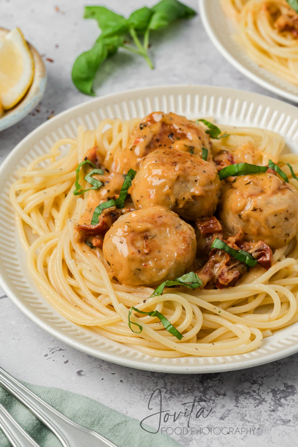One-Pan Marry Me Chicken Meatballs