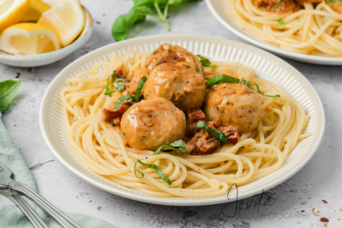One-Pan Marry Me Chicken Meatballs