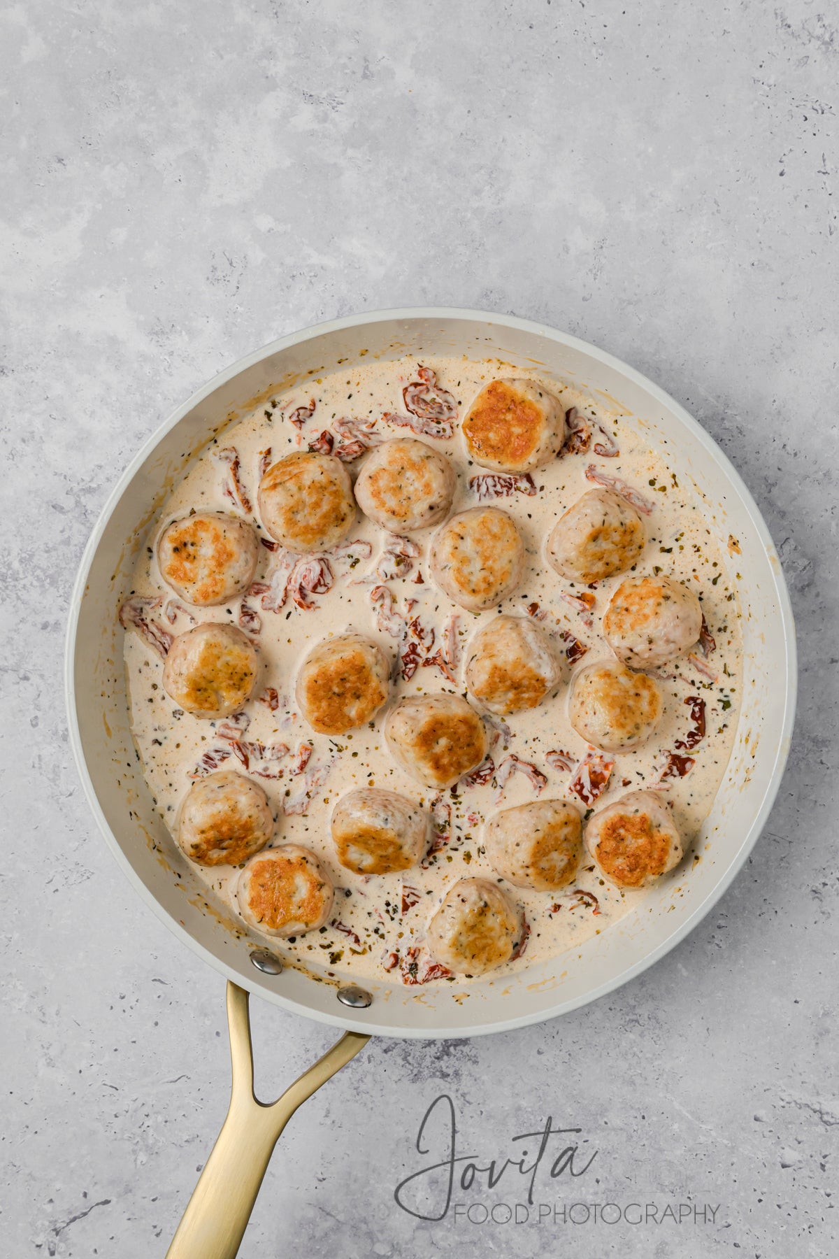 One-Pan Marry Me Chicken Meatballs
