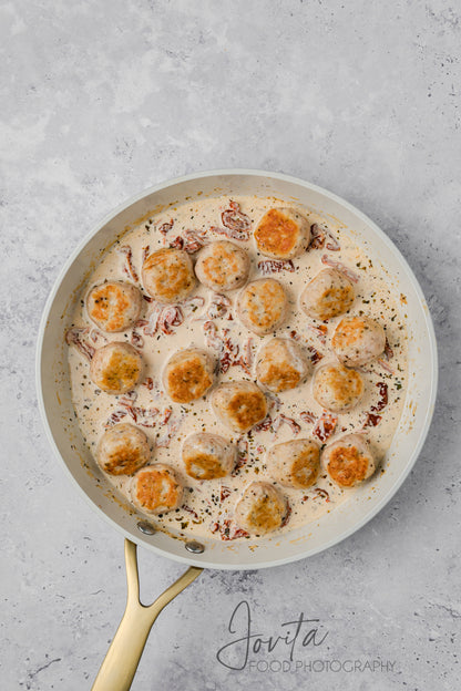 One-Pan Marry Me Chicken Meatballs